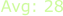 Avg: 28