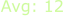 Avg: 12